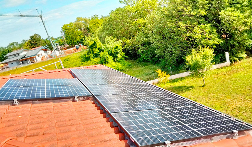 Impianto fotovoltaico civile in Friuli